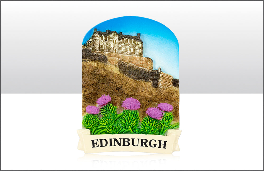 Edinburgh Castle Resin Magnet