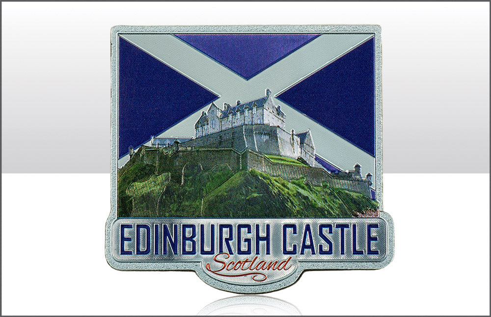 Edinburgh Castle Folie gestempelt Magnet