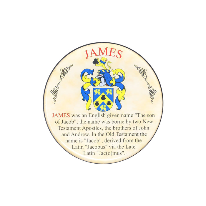 Heraldic Coaster James