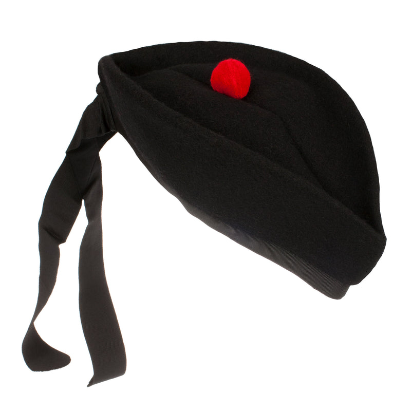 Herren Glengarry Plain Black