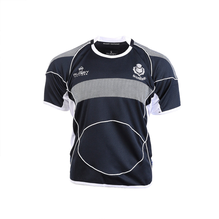 Herren S / S Rugby-Shirt mit Rundhalsausschnitt