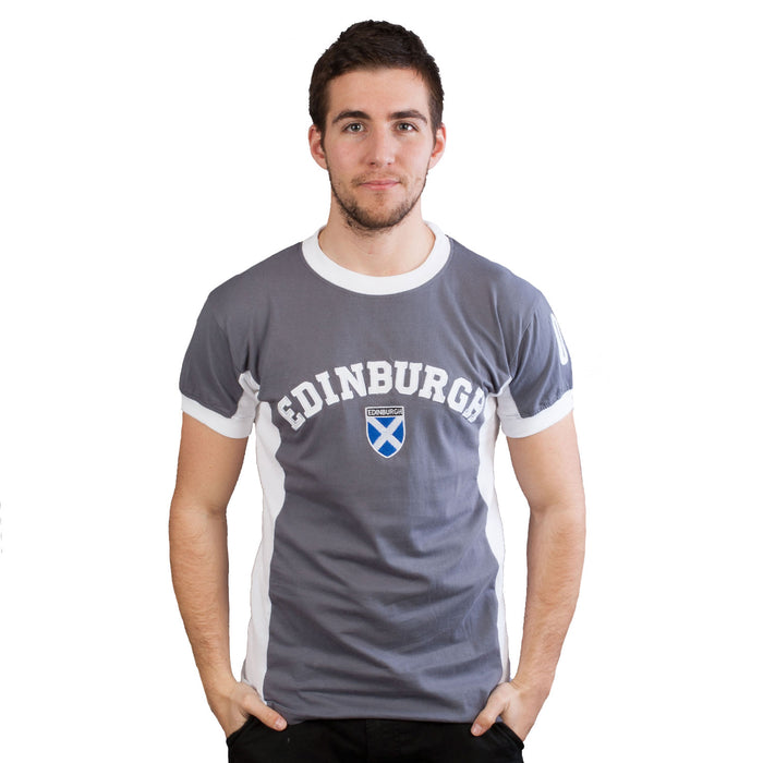 Herren Edinburgh No 9 T-Shirt Dunkelgrau