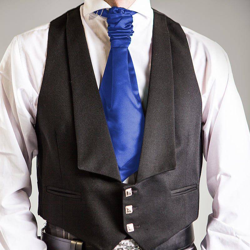 Erwachsene Ruche Krawatte Königsblau