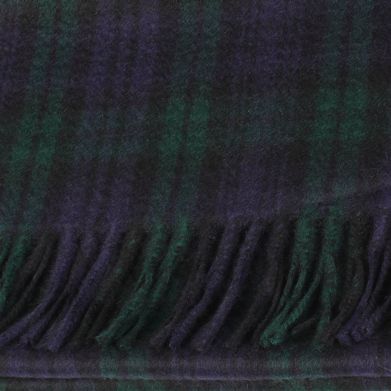 Balmoral 100% Cashmere Woven Scarf Black Watch