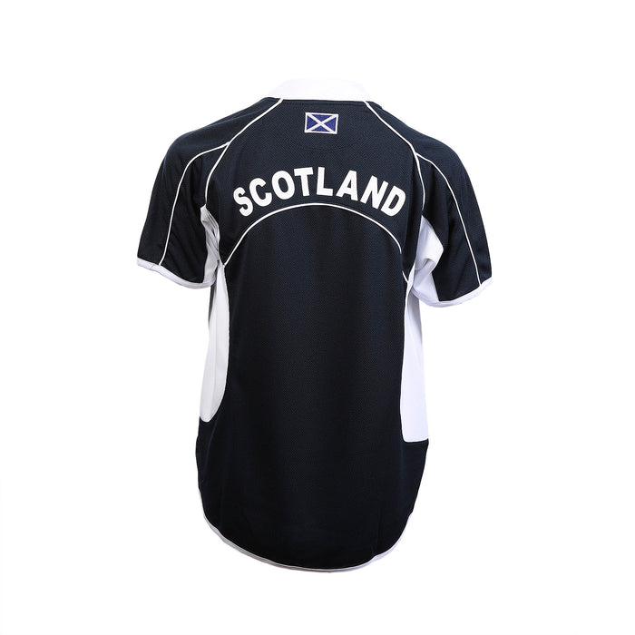 Kids Short Sleeve Cool Collar Scotland Rugby Shirt