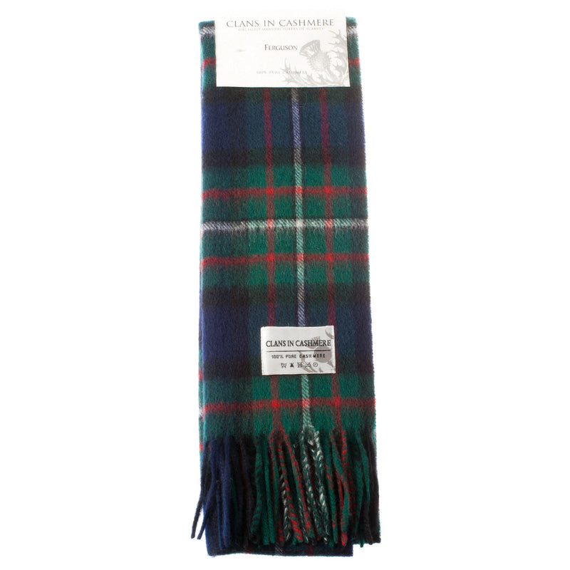 Cashmere Scottish Tartan Clan Scarf  Ferguson