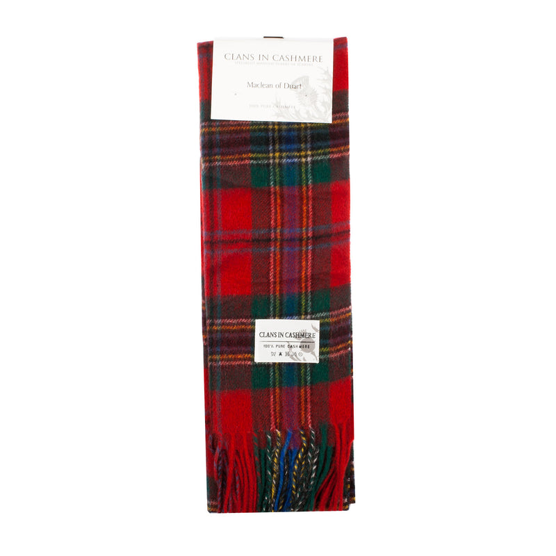 Kaschmir Scottish Tartan Clan Schal Maclean Of Duart
