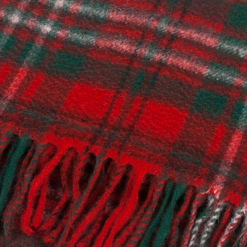 Cashmere Scottish Tartan Clan Scarf  Scott Red