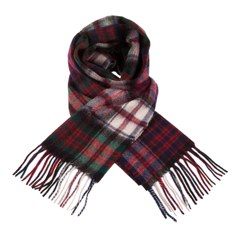 Scottish Tartan Clan Schal aus Kaschmir Macdonald Dress