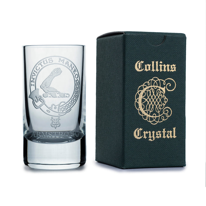 Collins Crystal Clan Schnapsglas Armstrong
