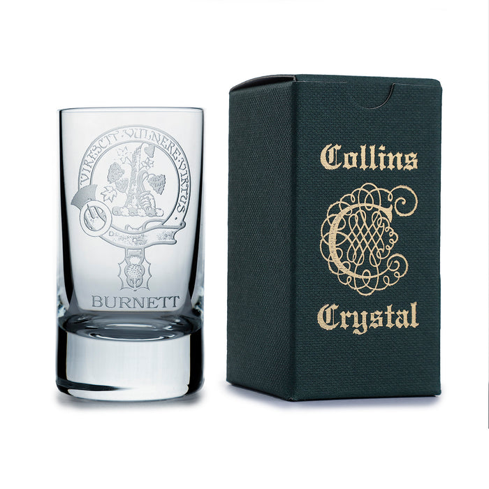Collins Crystal Clan Schnapsglas Burnett