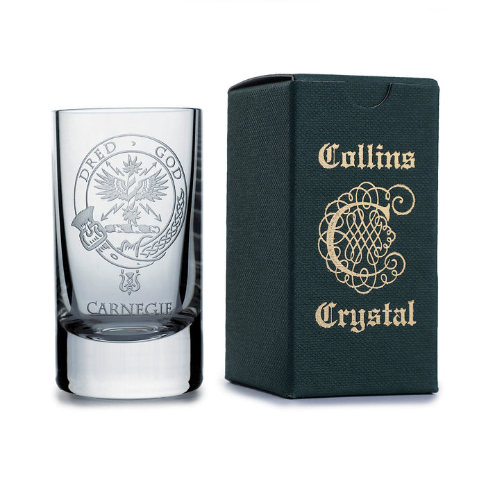 Collins Crystal Clan Schnapsglas Carnegie