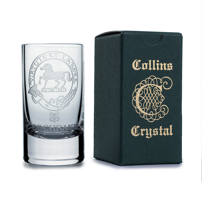 Collins Crystal Clan Schnapsglas Cochrane