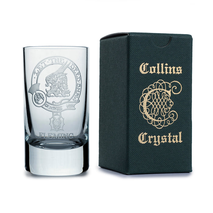 Collins Crystal Clan Schnapsglas Fleming