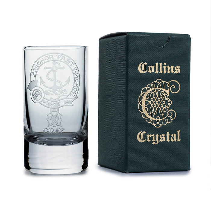 Collins Crystal Clan Schnapsglas Grau