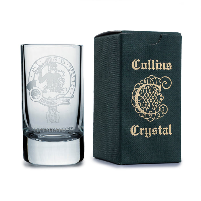 Collins Crystal Clan Schnapsglas Livingstone