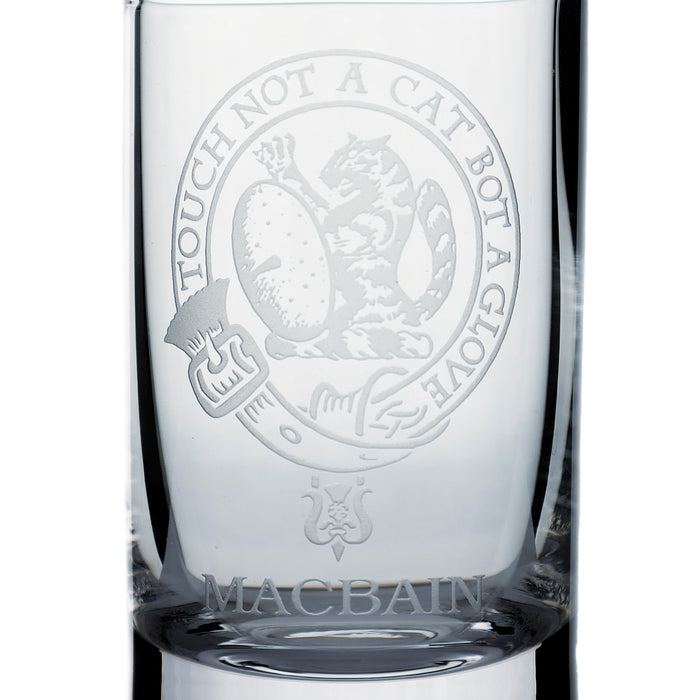 Collins Crystal Clan Schnapsglas Macbain