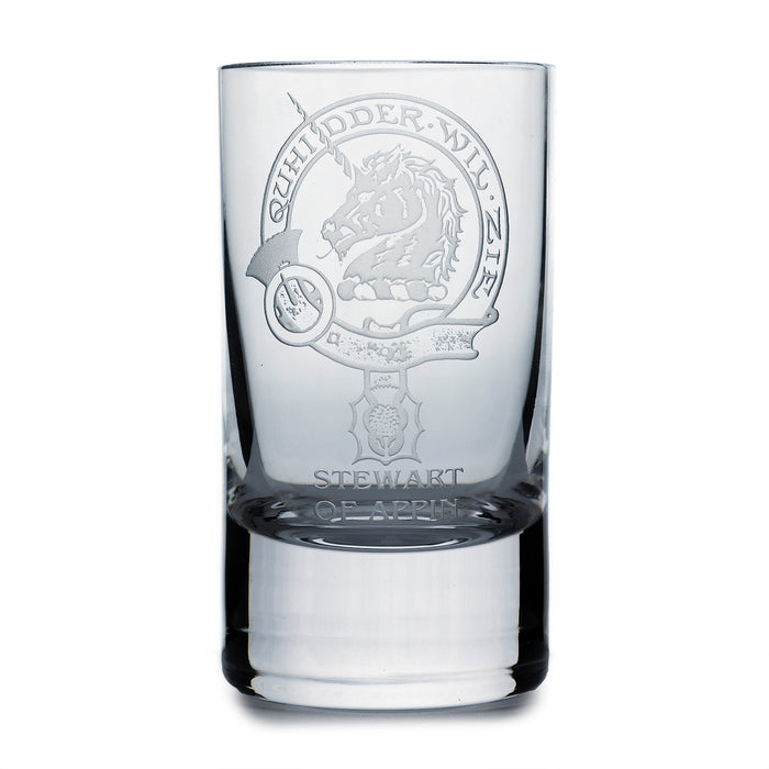 Collins Crystal Clan Schnapsglas Stewart / Appin