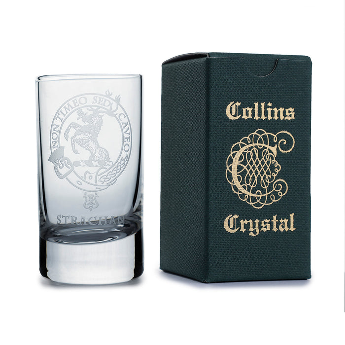 Collins Crystal Clan Schnapsglas Strachan