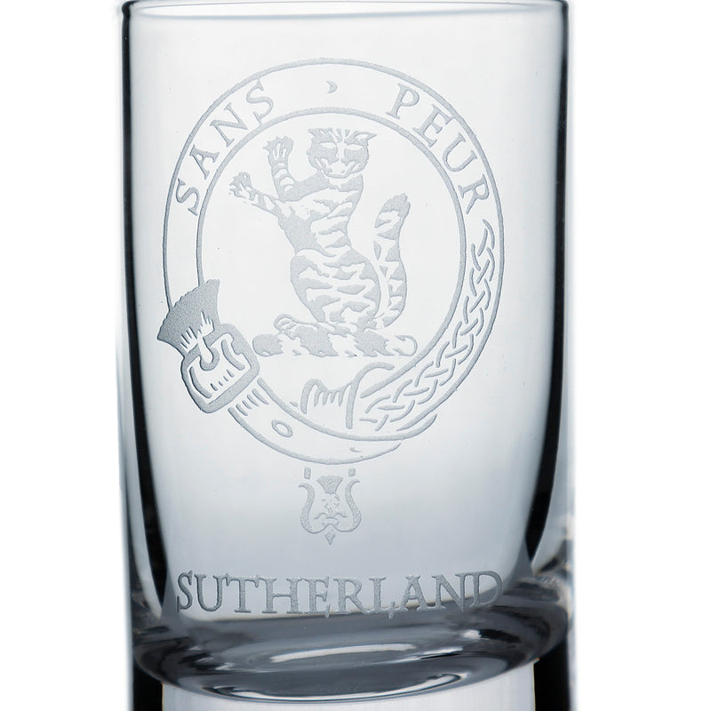 Collins Crystal Clan Schnapsglas Sutherland