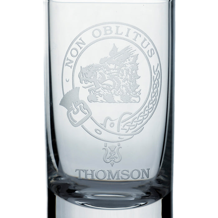 Collins Crystal Clan Shot Glass Thomson