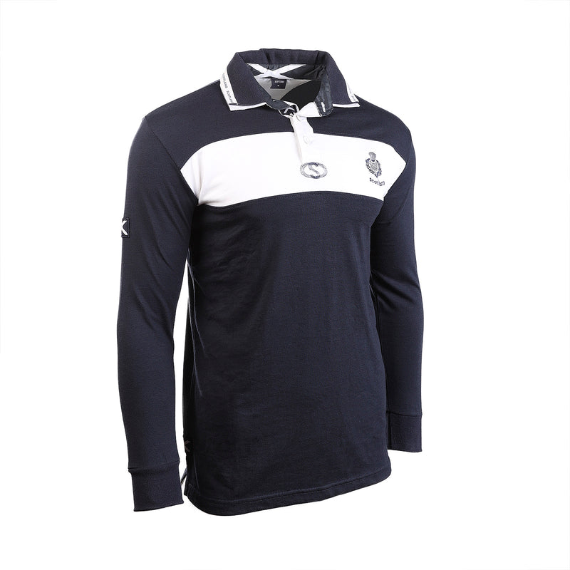 Herren Schottland Rugby Shirt Langarm