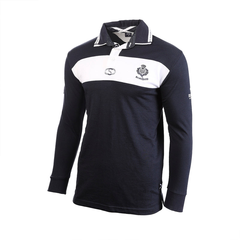 Herren Schottland Rugby Shirt Langarm