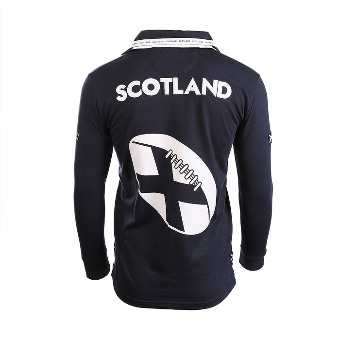 Herren Schottland Rugby Shirt Langarm