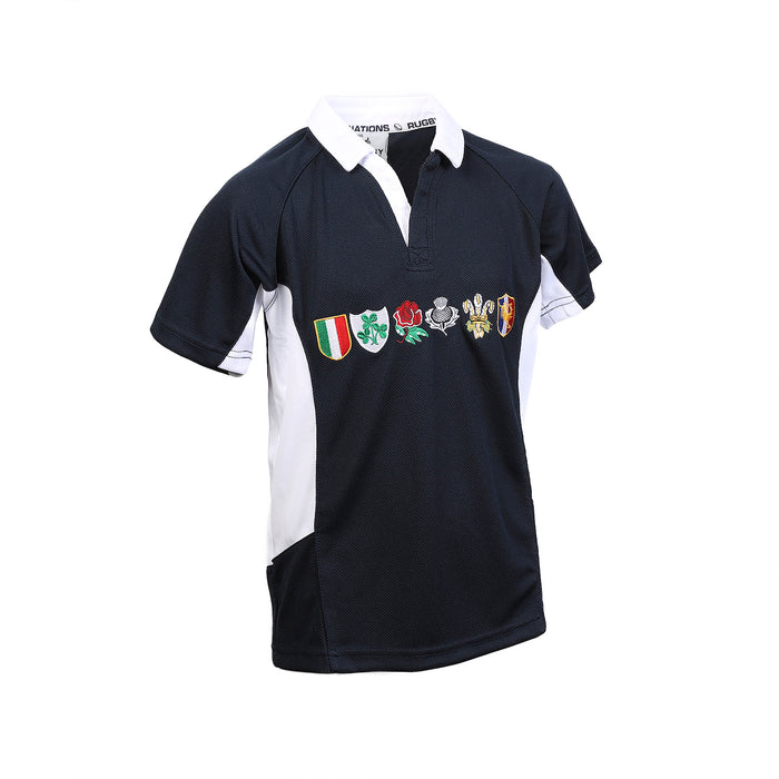 Kinder Six Nations Logo Rugby Shirt Scot
