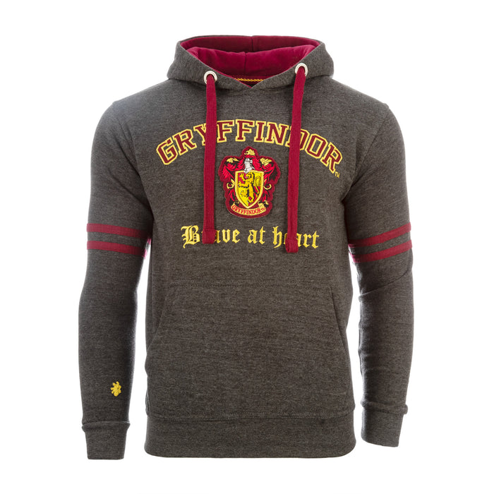 Harry Potter - Hoodie - Gryffindor Crest Charcoal/Maroon