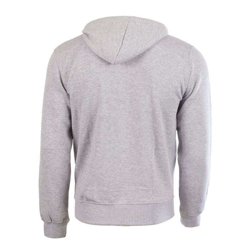 Adults Scotland Lion Zip Top With Tartan Hood Heather Grey/Thomson Camel Tartan