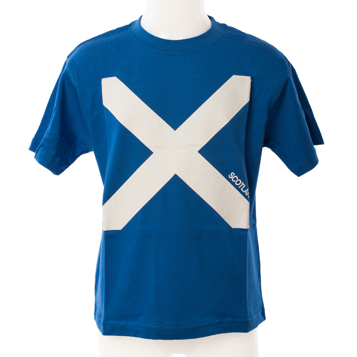Kinder Schottland Saltire Flag T / Shirt