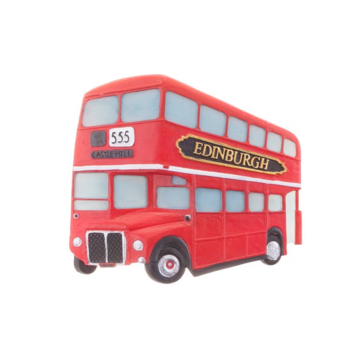Edinburgh Bus Fridge Magnet