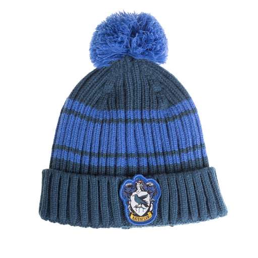 Adults Ravenclaw Chunky Knit Beanie - Heritage Of Scotland - NAVY