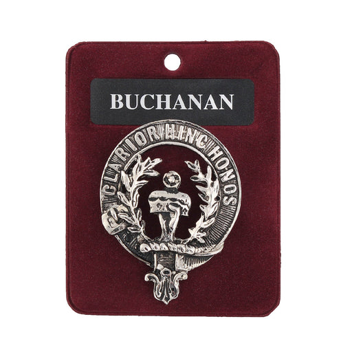 Art Pewter Clan Badge Buchanan - Heritage Of Scotland - BUCHANAN