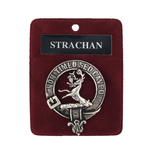 Art Pewter Clan Badge Strachan - Heritage Of Scotland - STRACHAN