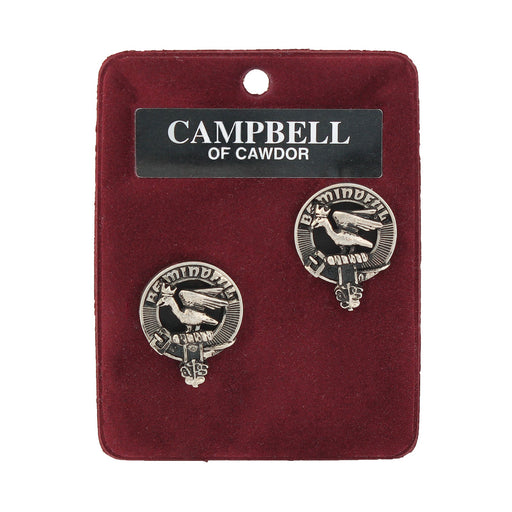 Art Pewter Cufflinks Campbell Of Cawdor - Heritage Of Scotland - CAMPBELL OF CAWDOR