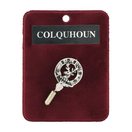 Art Pewter Lapel Pin Colquhoun - Heritage Of Scotland - COLQUHOUN