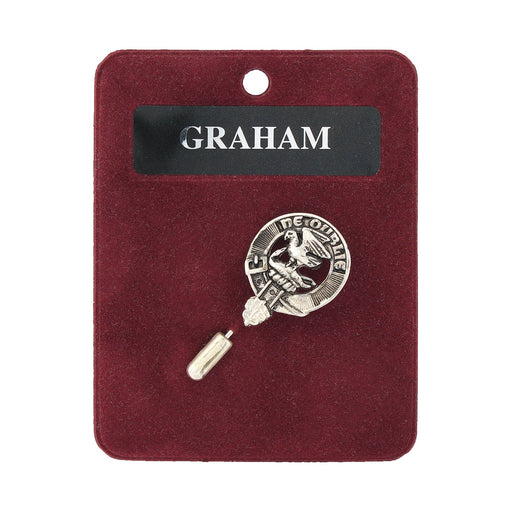 Art Pewter Lapel Pin Graham - Heritage Of Scotland - GRAHAM