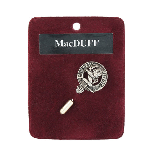 Art Pewter Lapel Pin Macduff - Heritage Of Scotland - MACDUFF