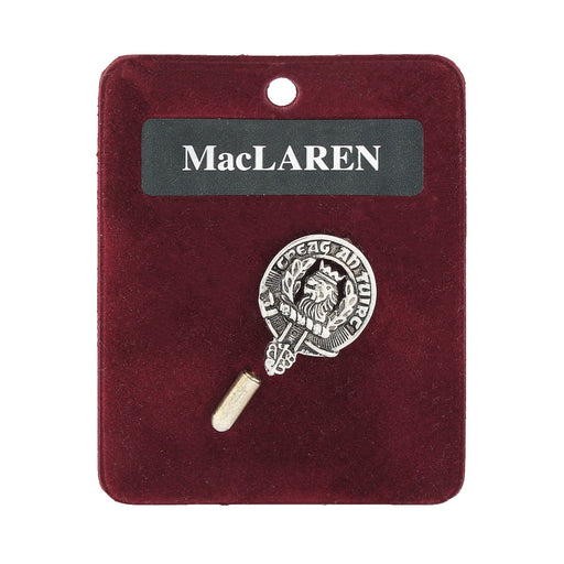 Art Pewter Lapel Pin Maclaren - Heritage Of Scotland - MACLAREN