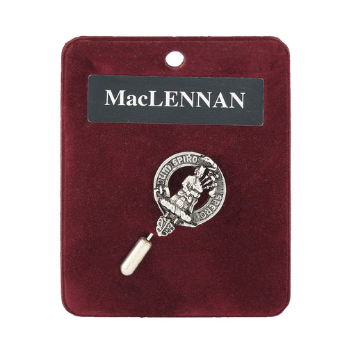 Art Pewter Lapel Pin Maclennan - Heritage Of Scotland - MACLENNAN