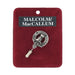 Art Pewter Lapel Pin Malcolm/Maccallum - Heritage Of Scotland - MALCOLM/MACCALLUM