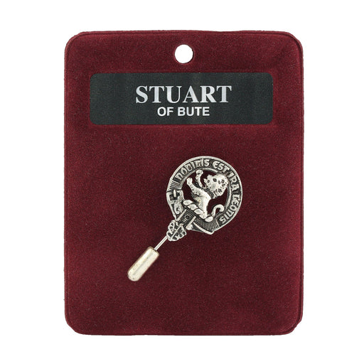 Art Pewter Lapel Pin Stuart Of Bute - Heritage Of Scotland - STUART OF BUTE