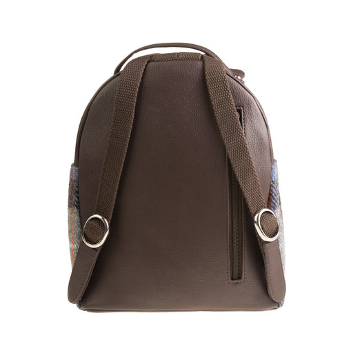 Baby Backpack Blue/Brown Check - Heritage Of Scotland - BLUE/BROWN CHECK
