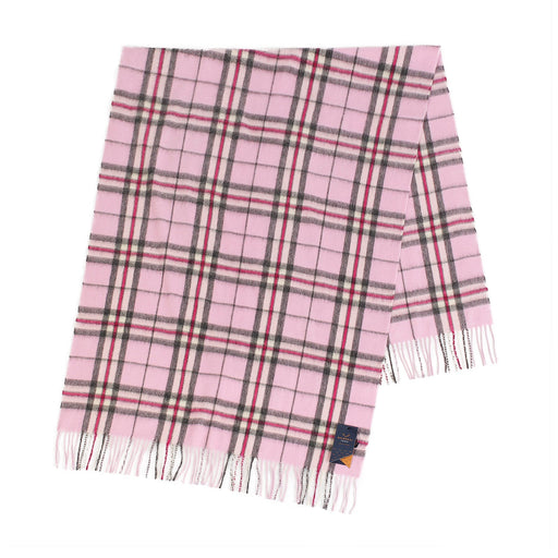 Balmoral 100% Cashmere Woven Stole Thomson Pink - Heritage Of Scotland - THOMSON PINK