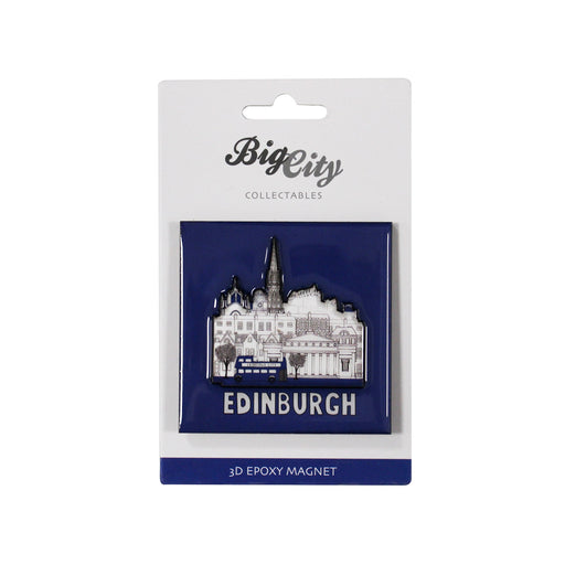 Big City 3D Magnet- Edinburgh Skyline - Heritage Of Scotland - N/A