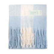 Blanket Scarf Dark Blue Check - Heritage Of Scotland - DARK BLUE CHECK