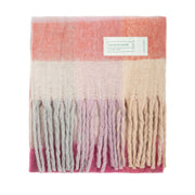 Blanket Scarf Rose Check - Heritage Of Scotland - ROSE CHECK