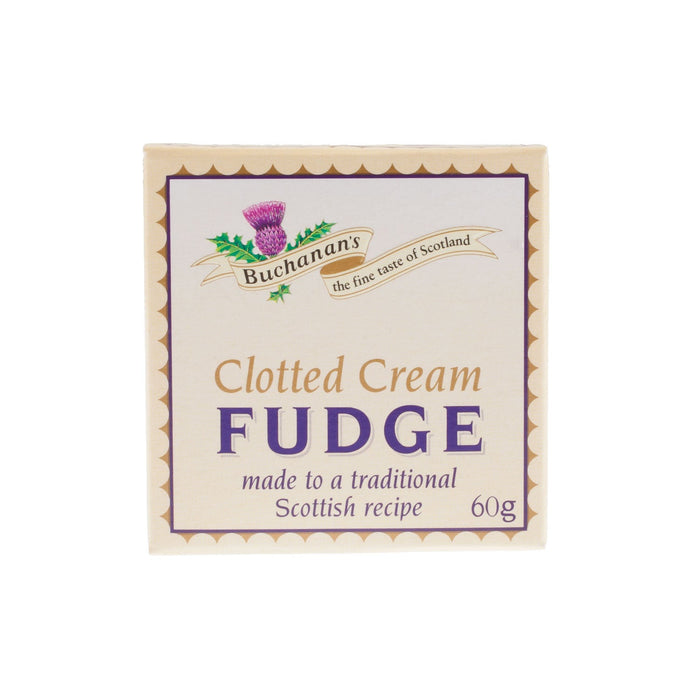 Buchanan's Clotted Cream Fudge - 60G Box - Heritage Of Scotland - NA